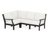 Thumbnail for Trex Yacht Club Modular 4-Piece Deep Seating Set