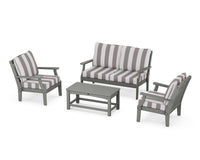 Thumbnail for Trex Yacht Club 4-Piece Deep Seating Chair Set