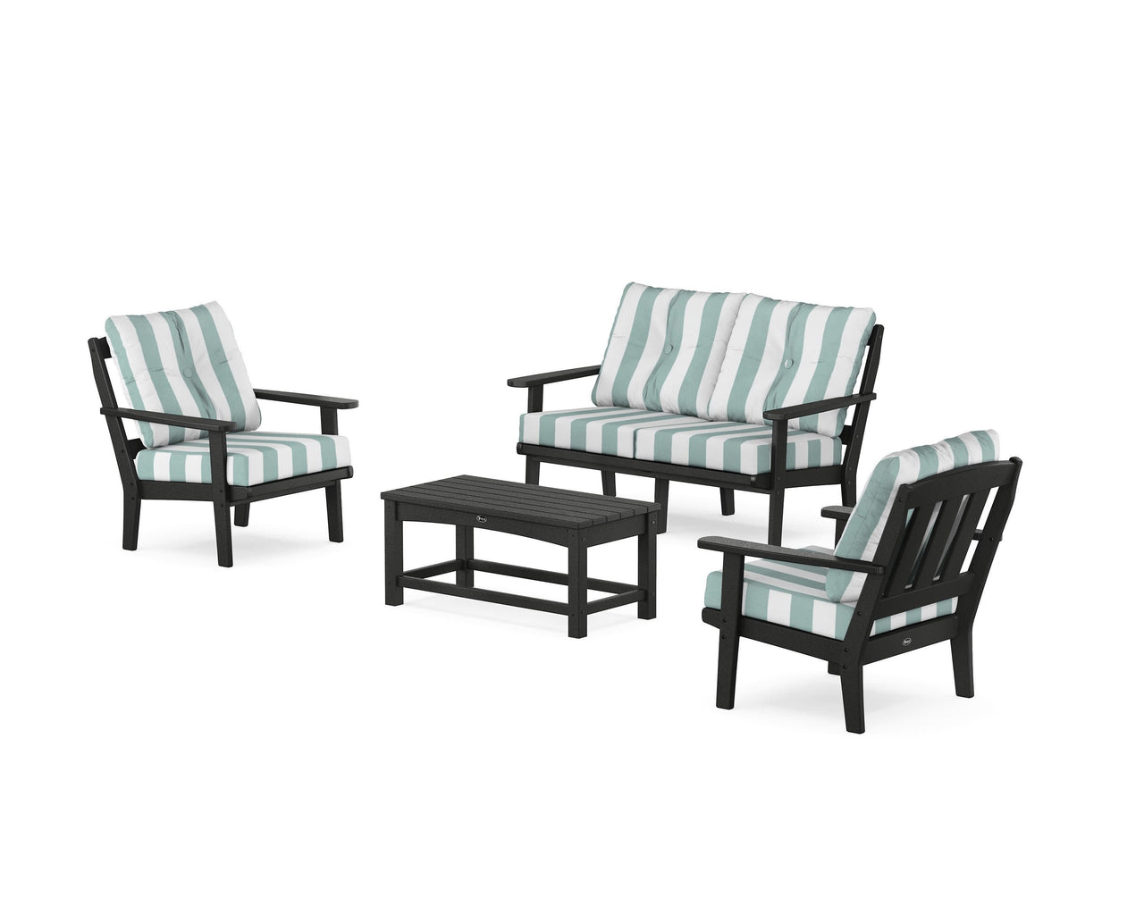 Trex Cape Cod 4-Piece Deep Seating Set with Loveseat