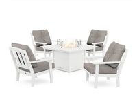 Thumbnail for Trex Cape Cod 5-Piece Deep Seating Set with Fire Pit Table
