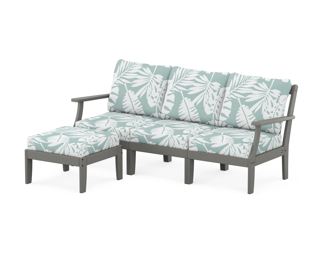 Trex Yacht Club Modular 4-Piece Deep Seating Set with Ottoman