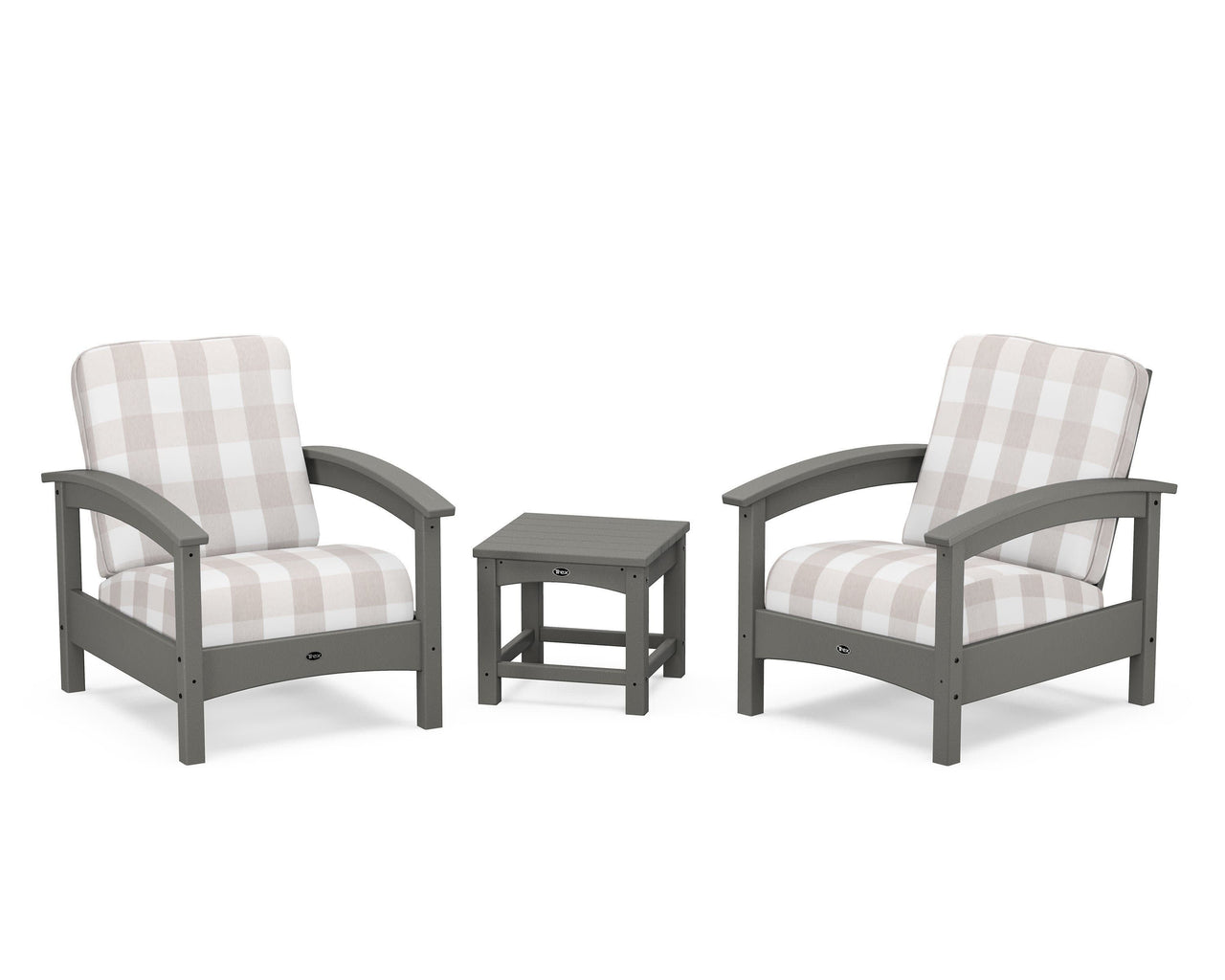 Trex Rockport Club 3-Piece Deep Seating Conversation Set