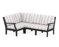 Thumbnail for Trex Yacht Club Modular 4-Piece Deep Seating Set