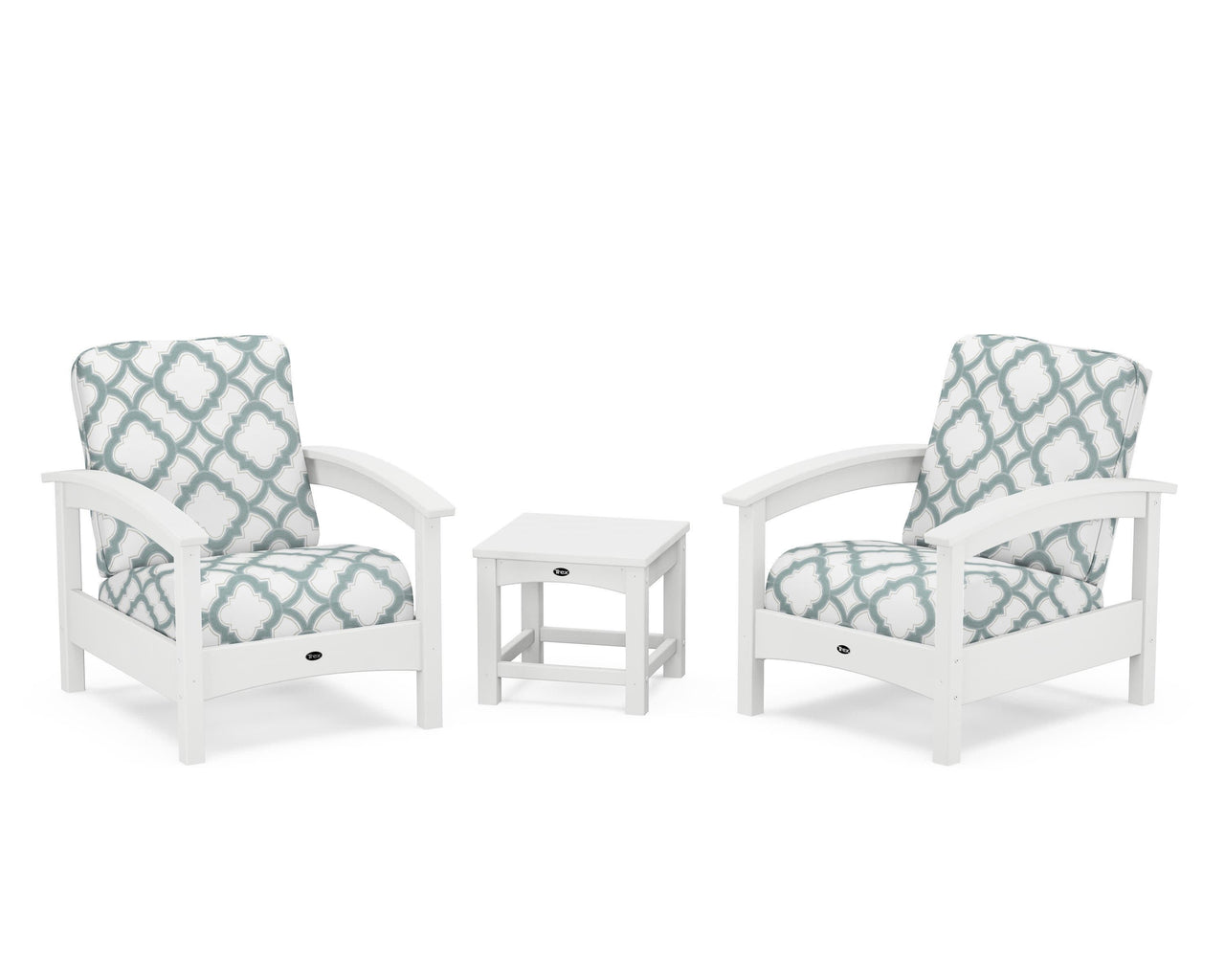 Trex Rockport Club 3-Piece Deep Seating Conversation Set
