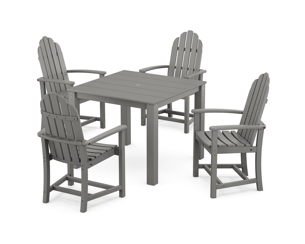 Trex Cape Cod Adirondack 5-Piece Parsons Dining Set
