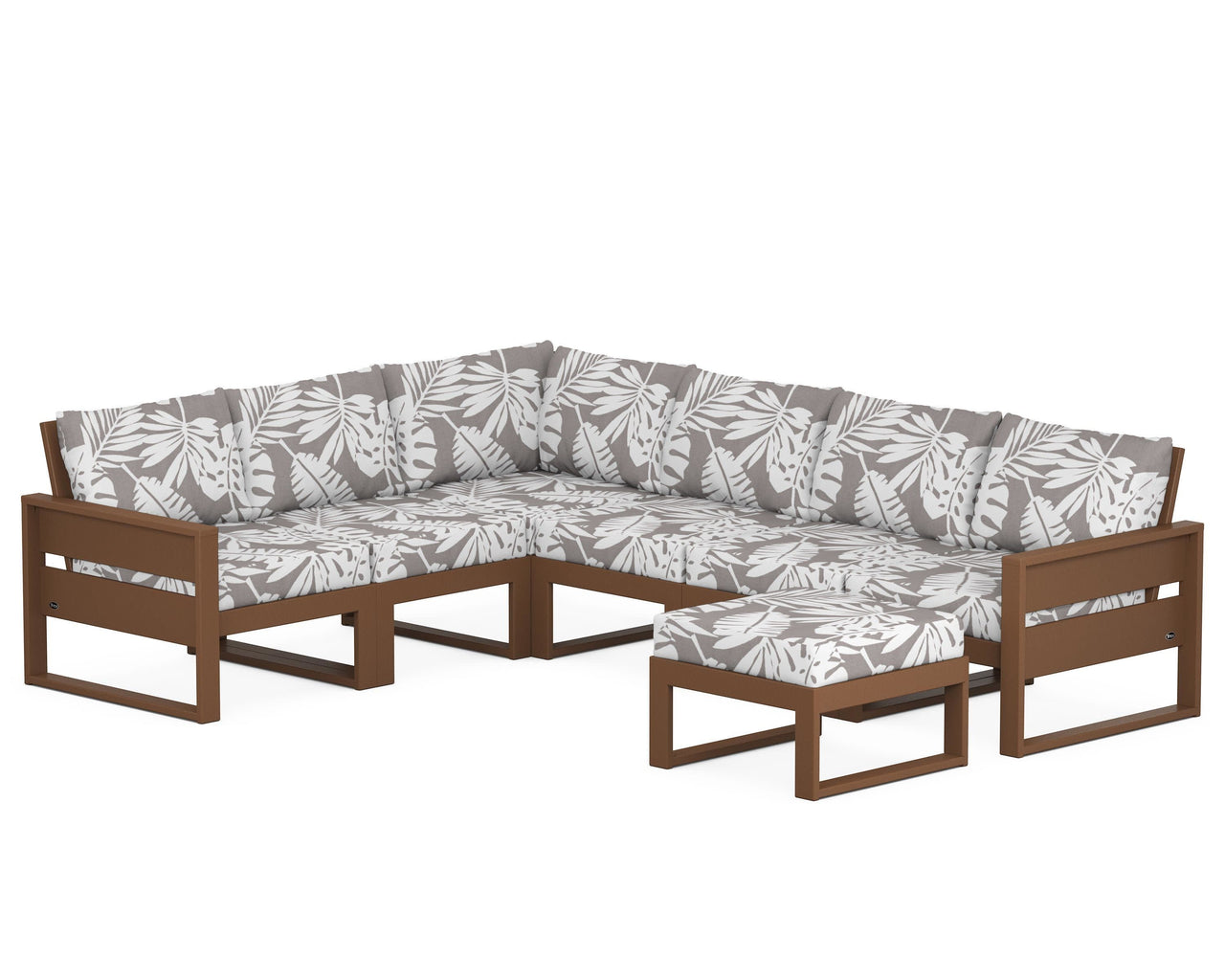 Trex Eastport 6-Piece Sectional with Ottoman