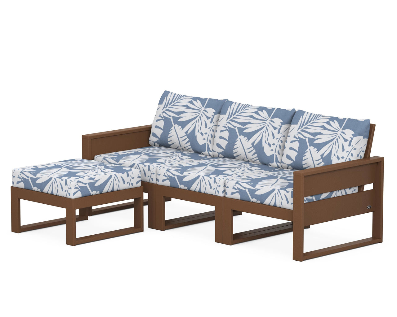 Trex Eastport 4- Piece Sectional with Ottoman