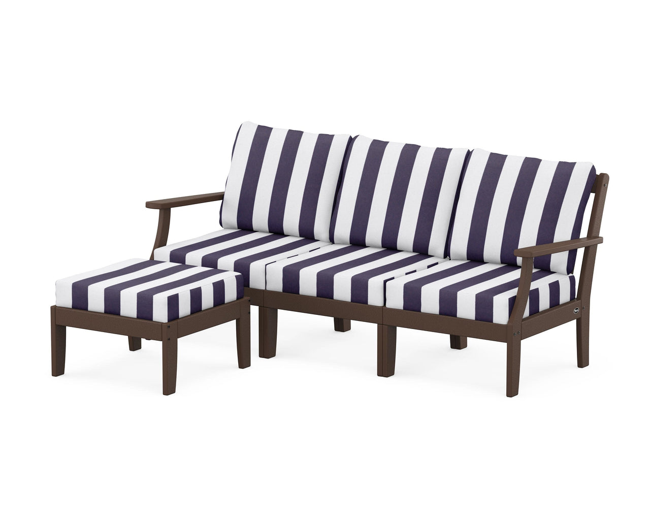 Trex Yacht Club Modular 4-Piece Deep Seating Set with Ottoman