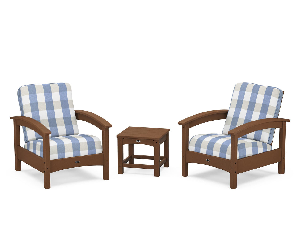 Trex Rockport Club 3-Piece Deep Seating Conversation Set