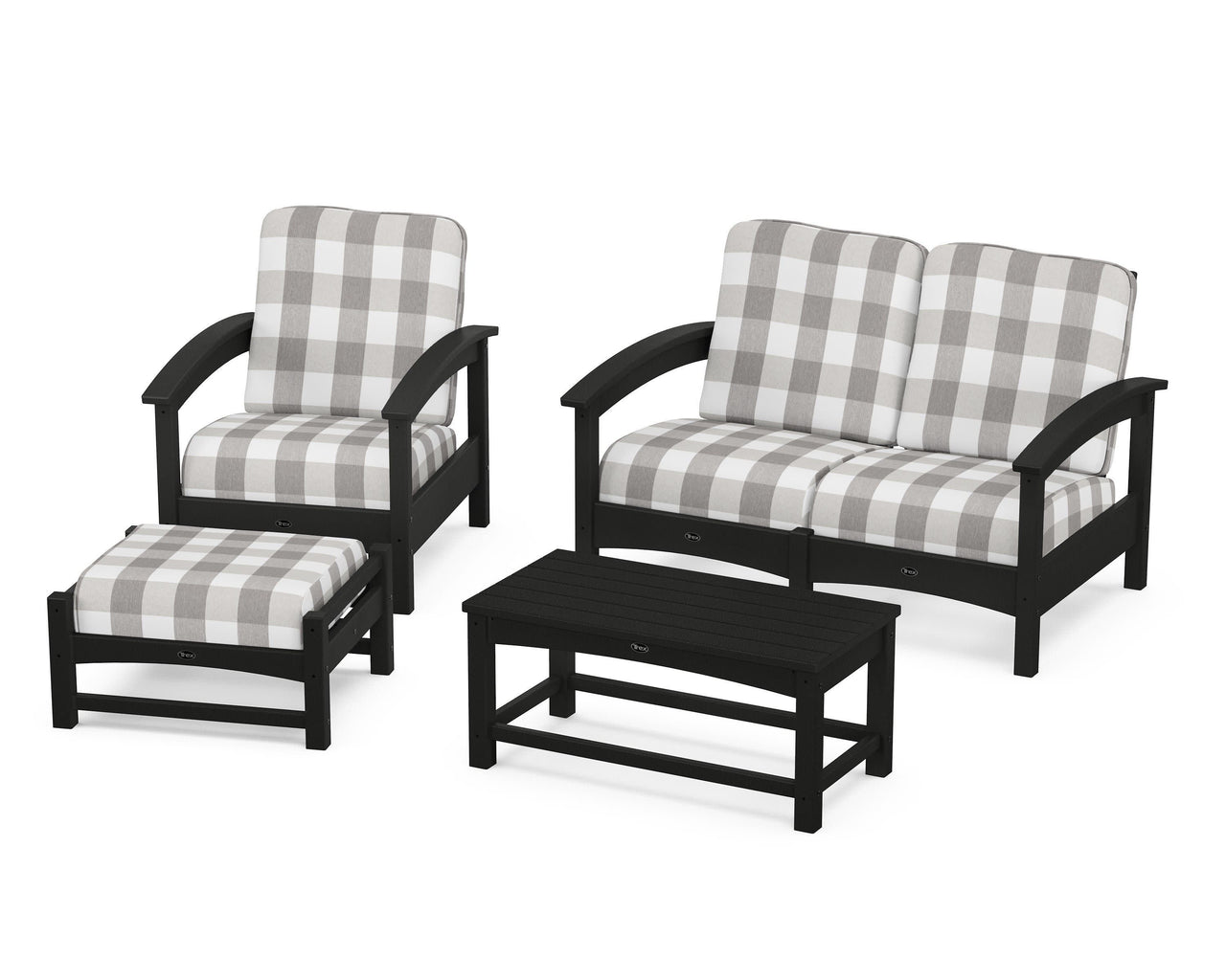 Trex Rockport 4-Piece Deep Seating Conversation Group