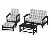 Thumbnail for Trex Rockport 4-Piece Deep Seating Conversation Group