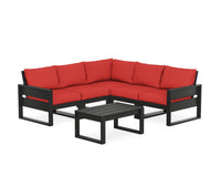 Thumbnail for Trex Eastport 6-Piece Deep Seating Sectional + Coffee Table Set