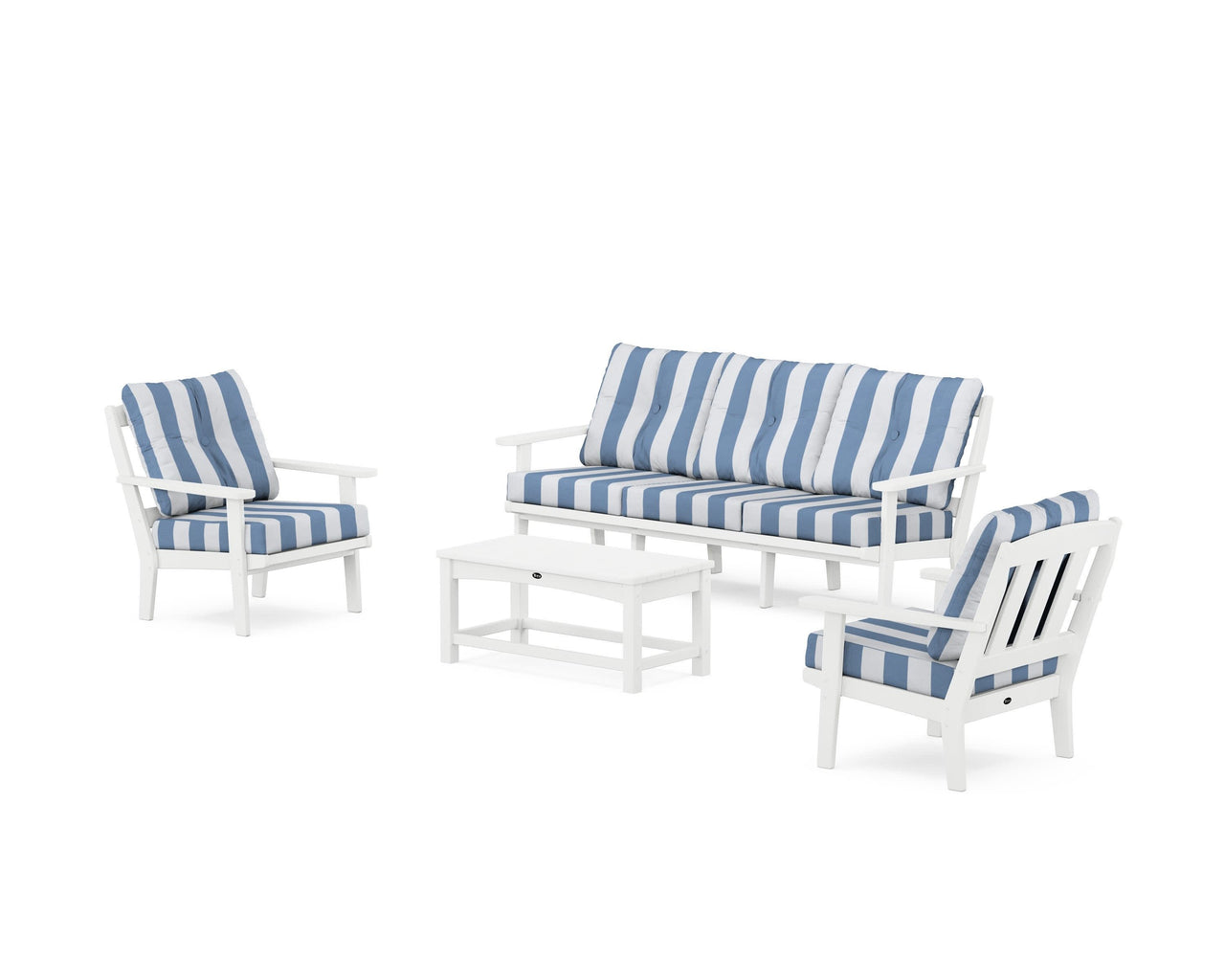 Trex Cape Cod 4-Piece Deep Seating Set with Sofa