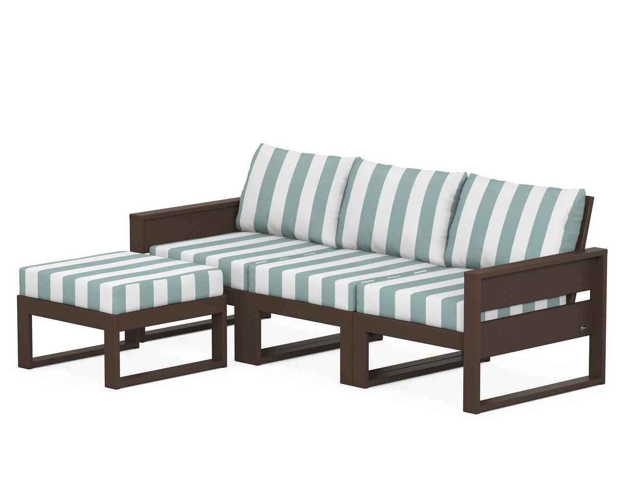 Trex Eastport 4- Piece Sectional with Ottoman