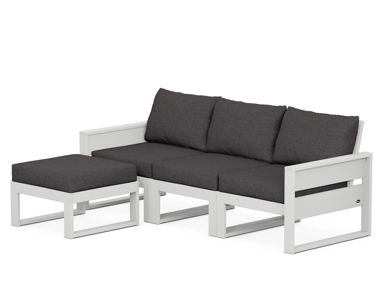 Trex Eastport 4- Piece Sectional with Ottoman
