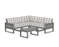 Thumbnail for Trex Eastport 6-Piece Deep Seating Sectional + Coffee Table Set