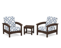 Thumbnail for Trex Rockport Club 3-Piece Deep Seating Conversation Set