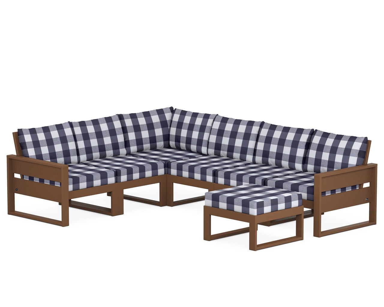 Trex Eastport 6-Piece Sectional with Ottoman