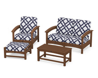 Thumbnail for Trex Rockport 4-Piece Deep Seating Conversation Group