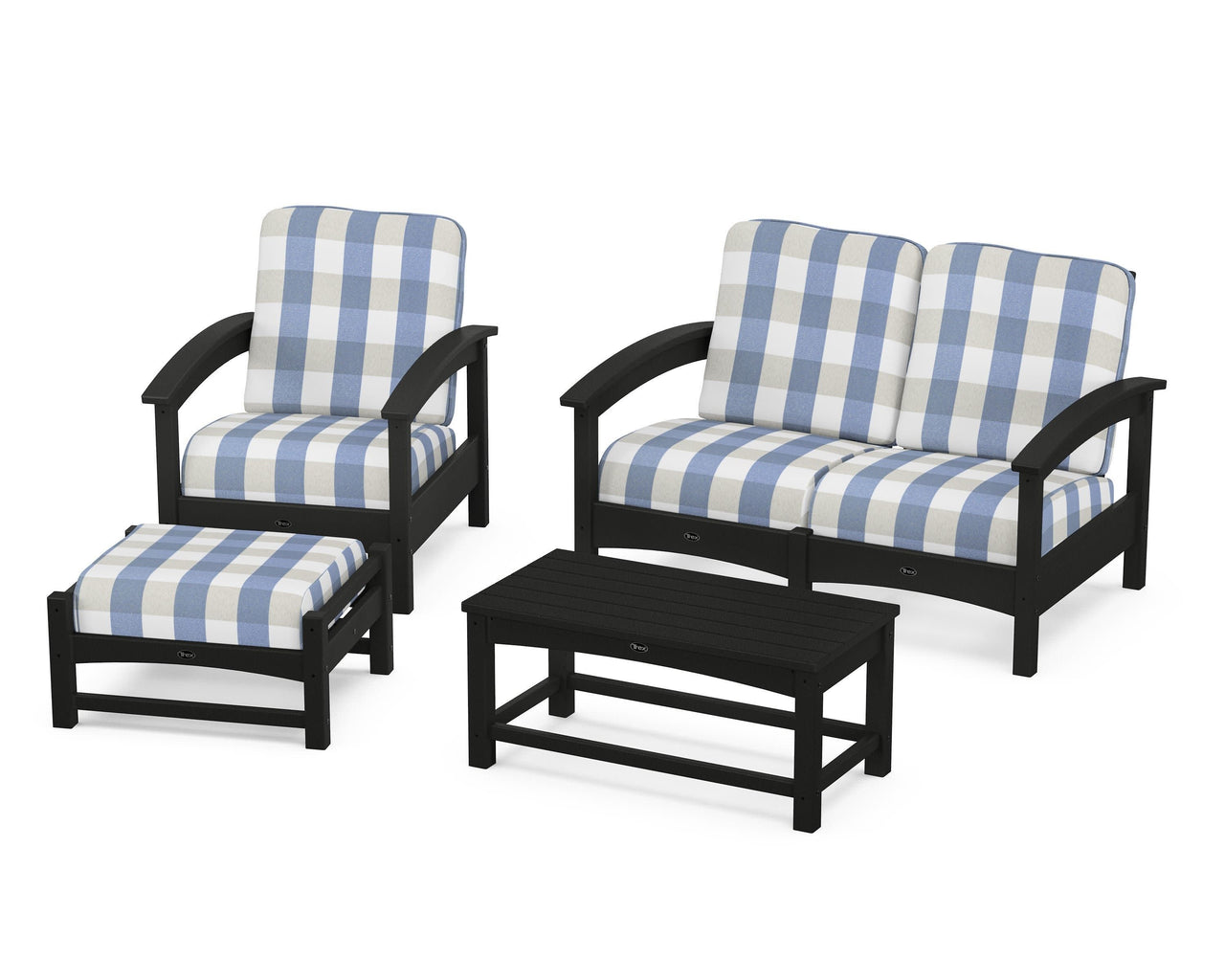 Trex Rockport 4-Piece Deep Seating Conversation Group