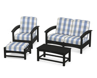Thumbnail for Trex Rockport 4-Piece Deep Seating Conversation Group