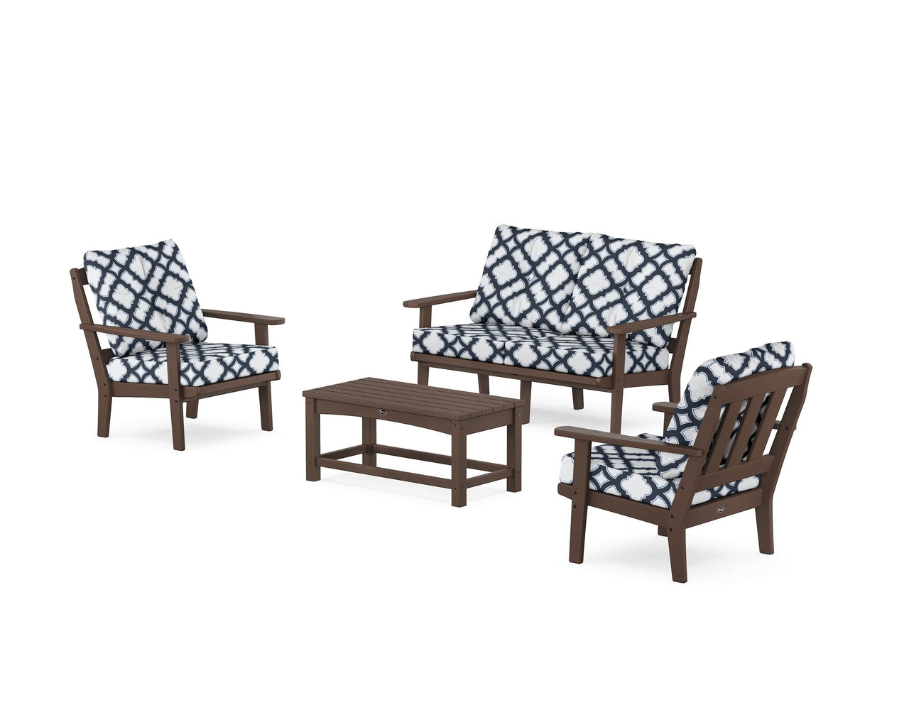 Trex Cape Cod 4-Piece Deep Seating Set with Loveseat