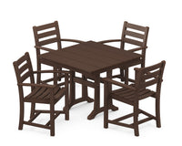 Thumbnail for Trex Monterey Bay 5-Piece Farmhouse Trestle Arm Chair Dining Set