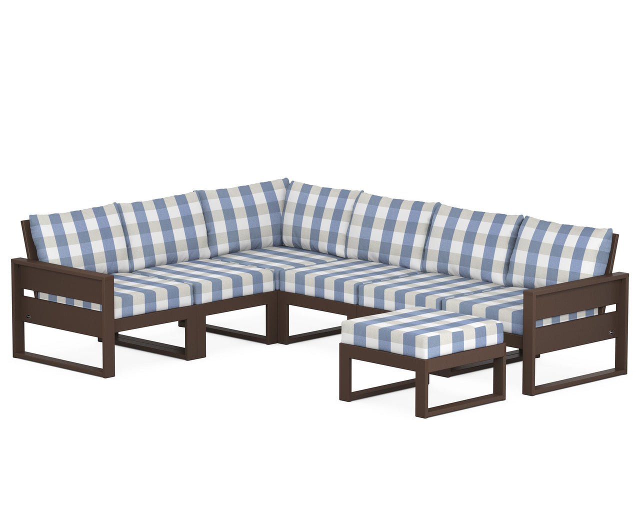 Trex Eastport 6-Piece Sectional with Ottoman