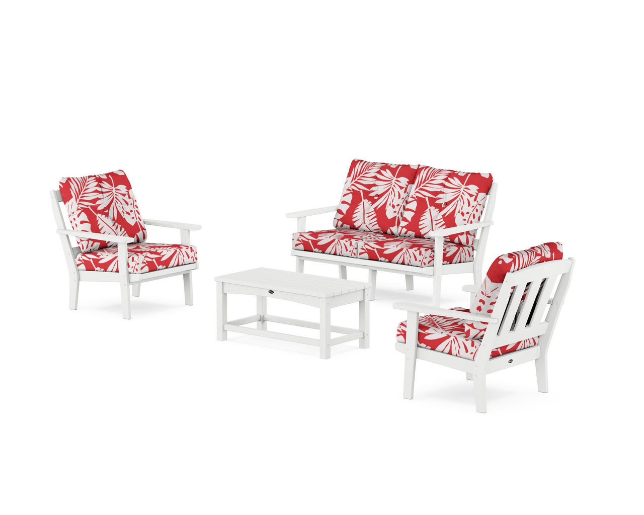 Trex Cape Cod 4-Piece Deep Seating Set with Loveseat