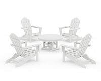 Thumbnail for Trex 5-Piece Monterey Bay Folding Adirondack Chair Conversation Group