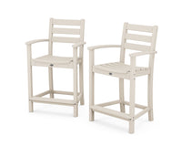 Thumbnail for Trex Monterey Bay 2-Piece Counter Chair Set - Sand Castle