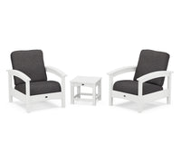 Thumbnail for Trex Rockport Club 3-Piece Deep Seating Conversation Set