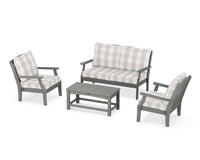 Thumbnail for Trex Yacht Club 4-Piece Deep Seating Chair Set