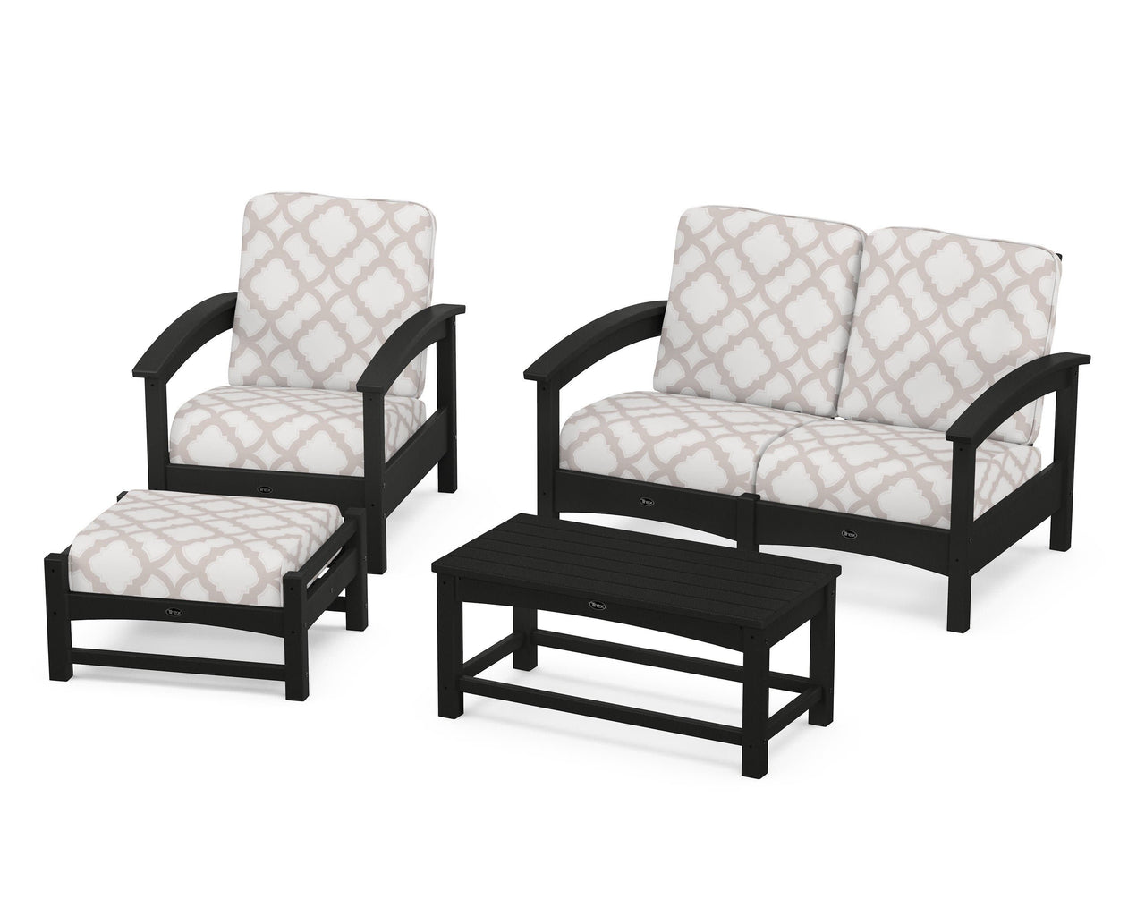 Trex Rockport 4-Piece Deep Seating Conversation Group