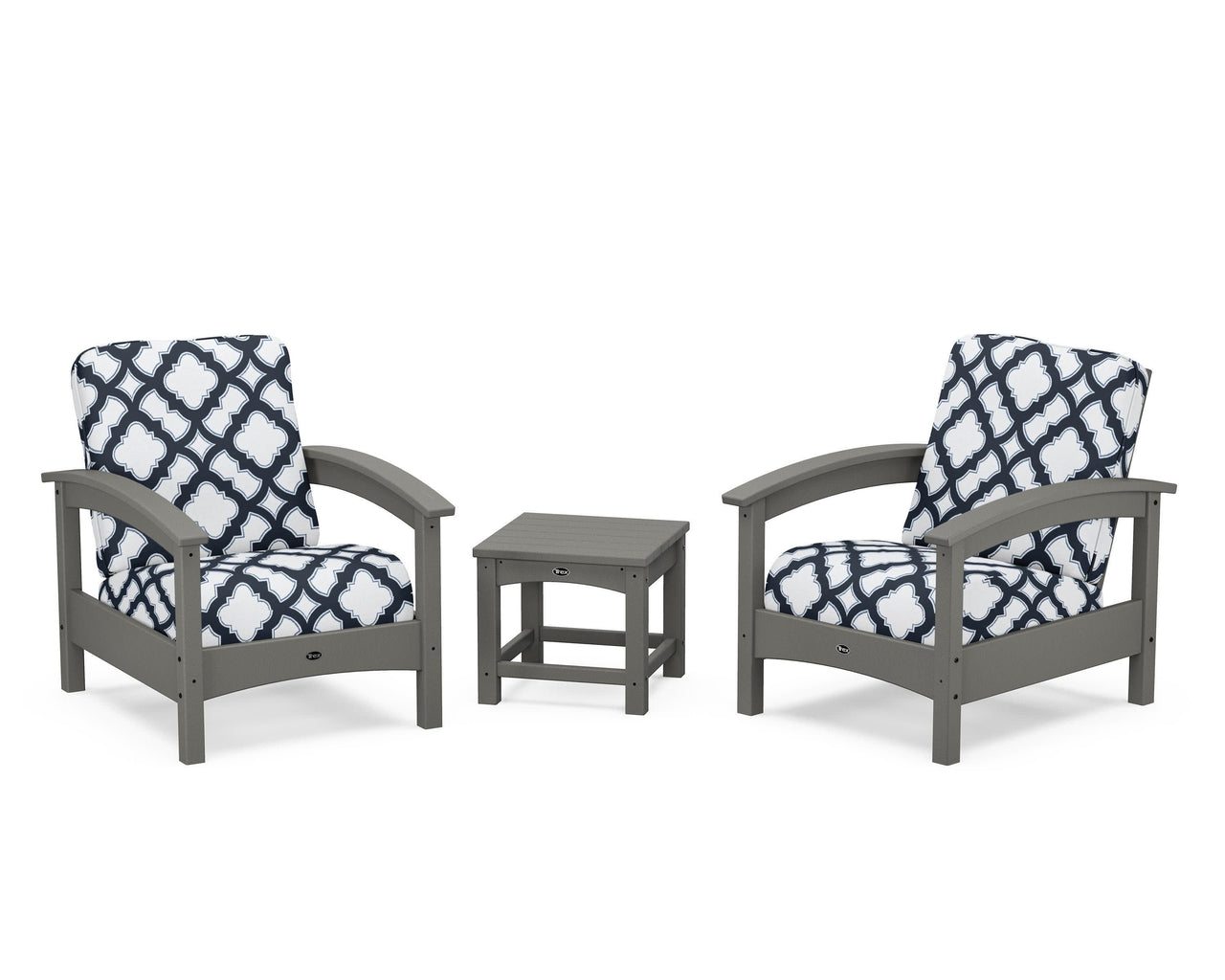 Trex Rockport Club 3-Piece Deep Seating Conversation Set