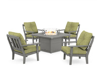 Thumbnail for Trex Cape Cod 5-Piece Deep Seating Set with Fire Pit Table