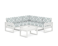 Thumbnail for Trex Eastport 6-Piece Deep Seating Sectional + Coffee Table Set