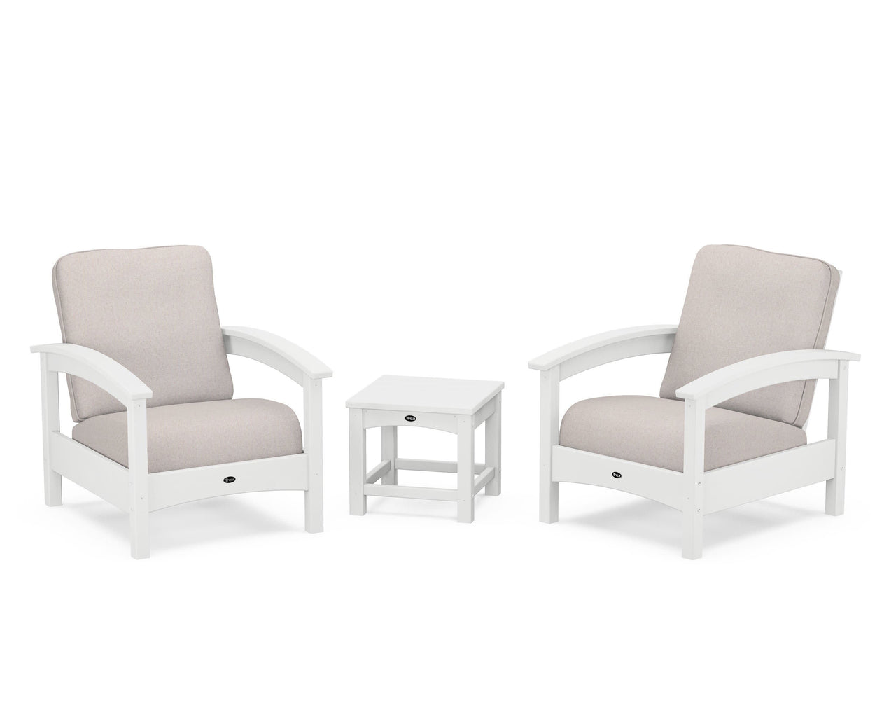 Trex Rockport Club 3-Piece Deep Seating Conversation Set