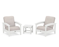 Thumbnail for Trex Rockport Club 3-Piece Deep Seating Conversation Set
