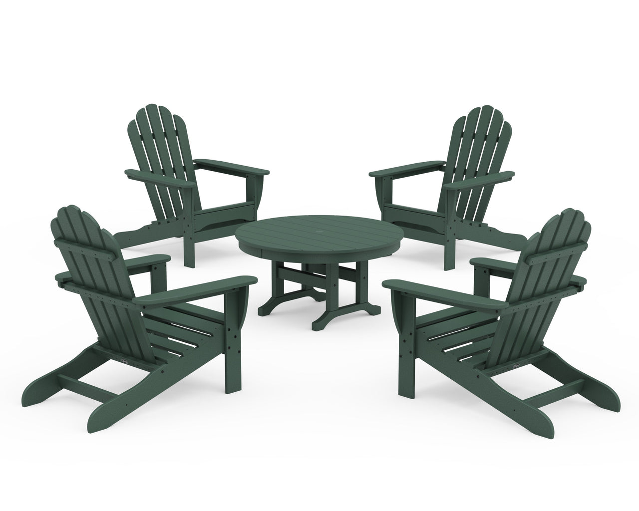 Trex 5-Piece Monterey Bay Adirondack Chair Conversation Group