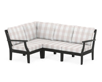 Thumbnail for Trex Yacht Club Modular 4-Piece Deep Seating Set