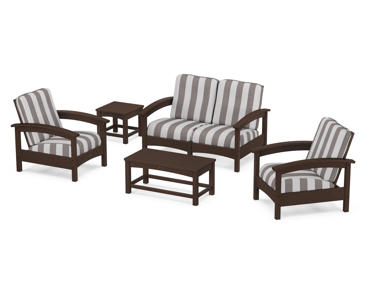 Trex Rockport Club 6-Piece Deep Seating Conversation Set