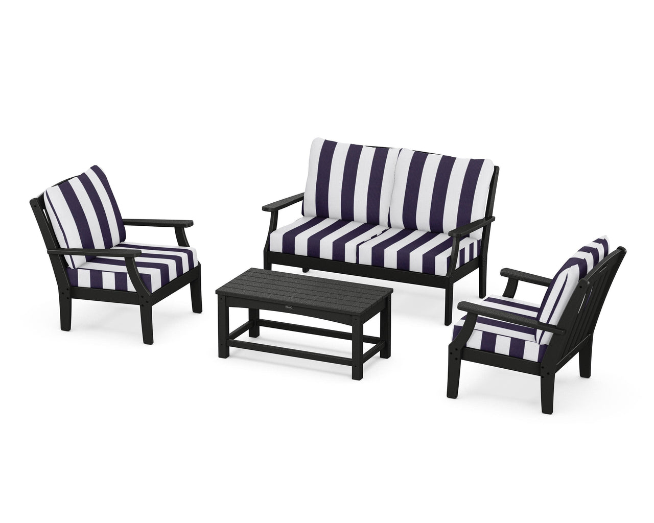 Trex Yacht Club 4-Piece Deep Seating Chair Set