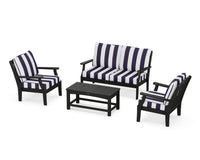 Thumbnail for Trex Yacht Club 4-Piece Deep Seating Chair Set