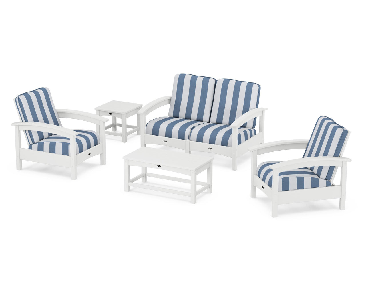 Trex Rockport Club 6-Piece Deep Seating Conversation Set