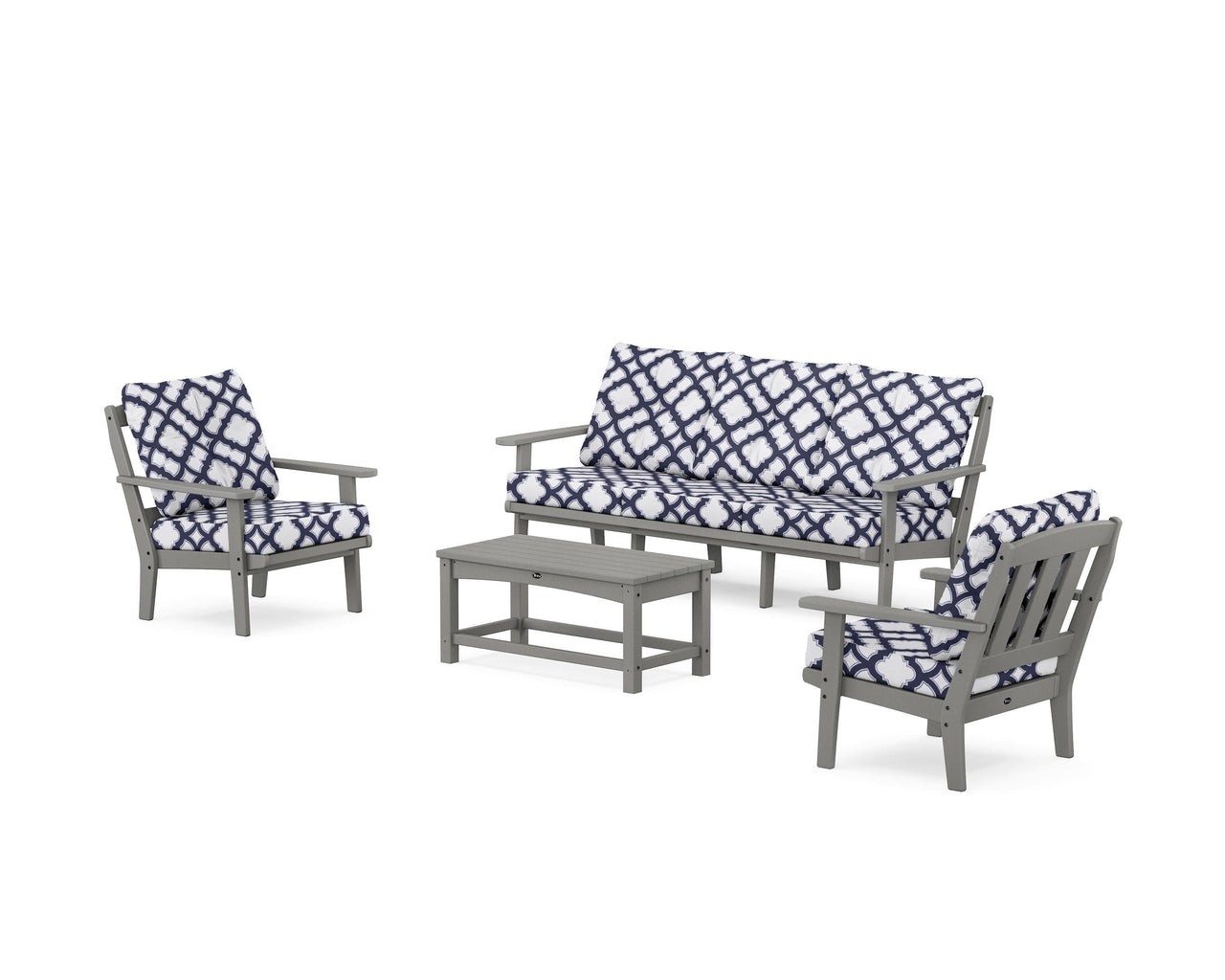 Trex Cape Cod 4-Piece Deep Seating Set with Sofa
