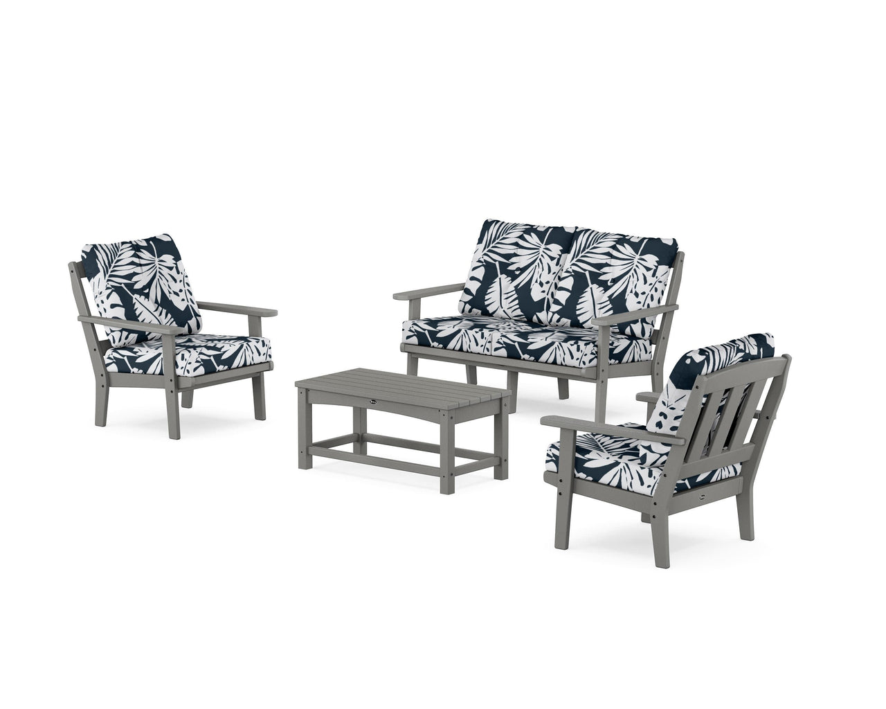 Trex Cape Cod 4-Piece Deep Seating Set with Loveseat