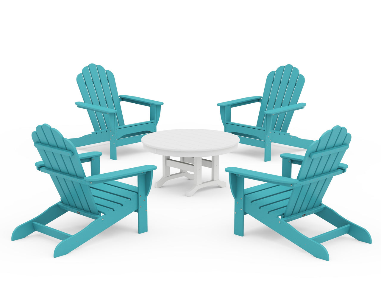 Trex 5-Piece Monterey Bay Oversized Adirondack Chair Conversation Group