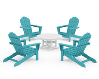 Thumbnail for Trex 5-Piece Monterey Bay Oversized Adirondack Chair Conversation Group
