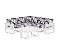Thumbnail for Trex Eastport 6-Piece Deep Seating Sectional + Coffee Table Set